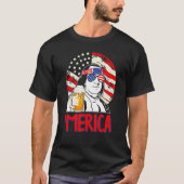 Franklin Merica 4th of July Merica Men Boys Ameri T-shirt (Voorkant)
