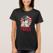 Franklin Merica  4th of July Merica Men Boys Ameri T-shirt (Voorkant)