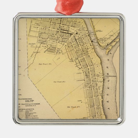 Franklin Metalen Ornament (Voorkant)