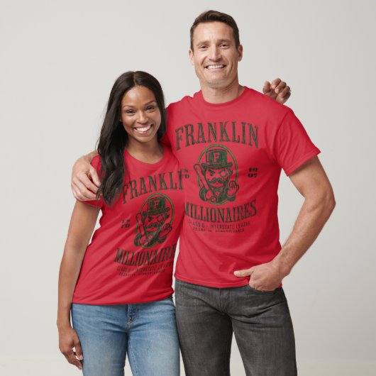 Franklin Millionaires Honkbal - 1907 T-shirt (Unisex)