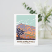 Franklin Mountains State Park Texas  Briefkaart (Staand voorkant)