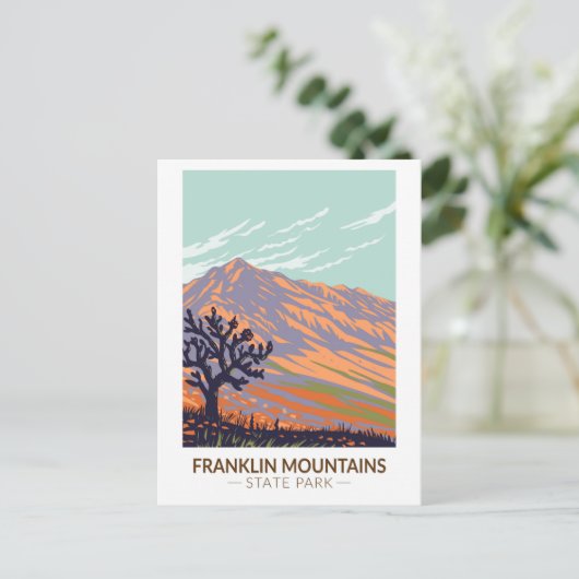 Franklin Mountains State Park Texas  Briefkaart (Staand voorkant)