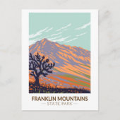 Franklin Mountains State Park Texas  Briefkaart (Voorkant)