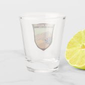 Franklin Mountains State Park Texas  Shot Glas (Achterkant)