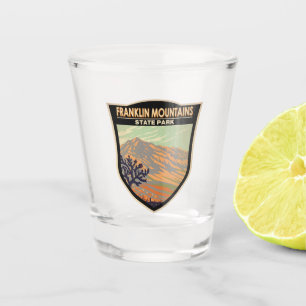 Franklin Mountains State Park Texas  Shot Glas