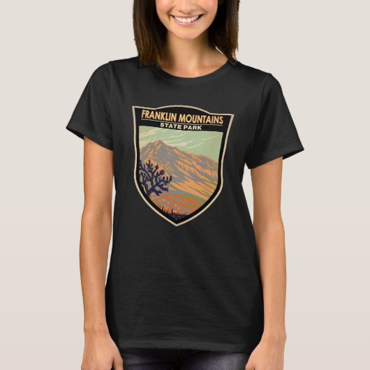 Franklin Mountains State Park Texas T-shirt (Voorkant)