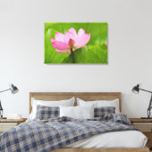 Franklin NC, Perry's Water Garden, Lotus Canvas Afdruk (Insitu (Slaapkamer))