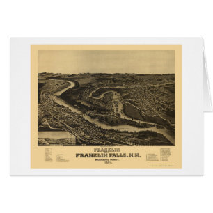 Franklin, NH Panoramic Map - 1884