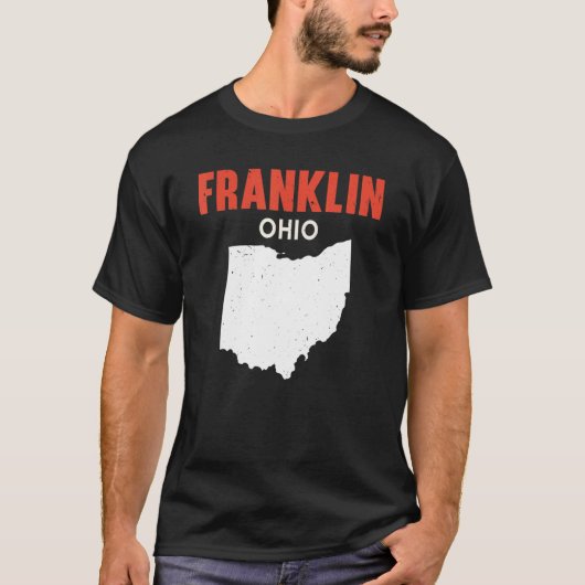 Franklin Ohio USA State America Travel Ohioan T-shirt (Voorkant)