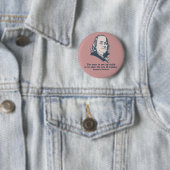 Franklin - Oog van het geloof Ronde Button 5,7 Cm (In situ)