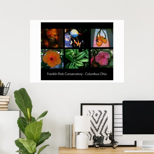 Franklin Park Conservatory Poster (Thuiskantoor)