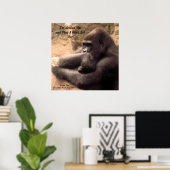 Franklin Park Zoo Gorilla Print (Thuiskantoor)