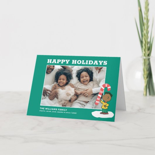 Franklin Pepermunt Snoepgoed Feestdagen Kaart (Voorkant)