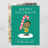 Franklin Pepermunt Snoepgoed Feestdagenkaart (Voorkant / Achterkant)