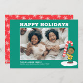 Franklin Pepermunt Snoepgoed Feestdagenkaart (Voorkant / Achterkant)