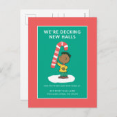 Franklin Pepermunt Snoepgoed Feestdagenkaart (Voorkant / Achterkant)