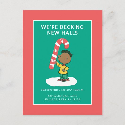 Franklin Pepermunt Snoepgoed Feestdagenkaart (Voorkant)