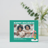 Franklin Pepermunt Snoepgoed Feestdagenkaart (Staand voorkant)