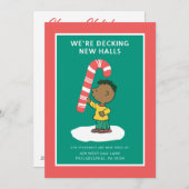 Franklin Pepermunt Snoepgoed Feestdagenkaart (Voorkant / Achterkant)