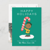 Franklin Pepermunt Snoepgoed Feestdagenkaart (Voorkant / Achterkant)