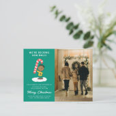 Franklin Pepermunt Snoepgoed Feestdagenkaart (Staand voorkant)