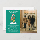 Franklin Pepermunt Snoepgoed Feestdagenkaart (Voorkant / Achterkant)