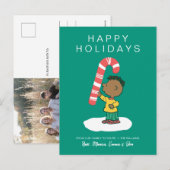 Franklin Pepermunt Snoepjes Feestdagenkaart (Voorkant / Achterkant)