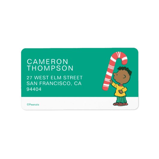 Franklin Peppermint Snoep Etiket (Voorkant)