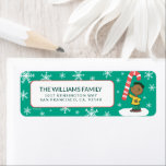 Franklin Peppermint Snoep Etiket<br><div class="desc">Charles Schulz's Peanuts Christmas-design leggen de essentie van kinderonschuld en de hartverwarmende sfeer van het vakantieseizoen vast.</div>