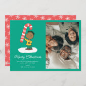 Franklin Peppermint Snoep Feestdagenkaart (Voorkant / Achterkant)