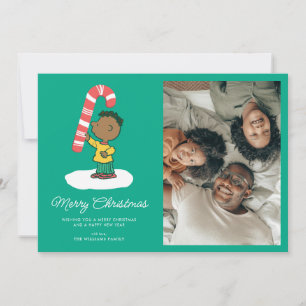 Franklin Peppermint Snoep Feestdagenkaart