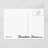 Franklin Pierce 14e President Briefkaart (Achterkant)