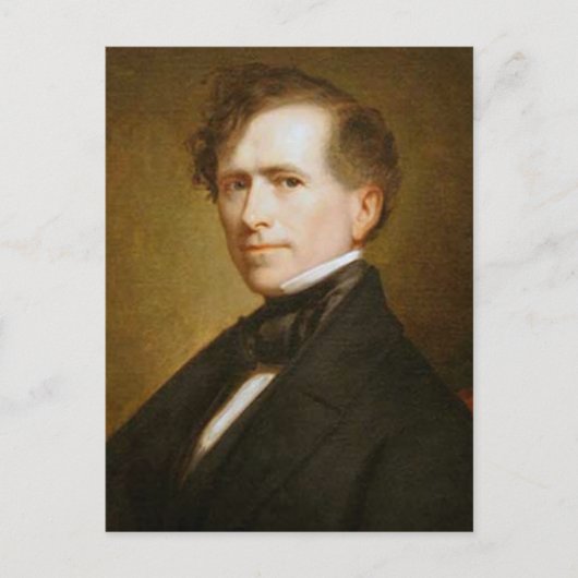 Franklin Pierce 14e President Briefkaart (Voorkant)