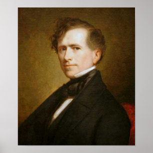 Franklin Pierce 14e President Poster