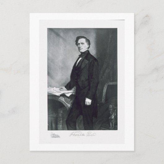 Franklin Pierce, 14e President van de Verenigde St Briefkaart (Voorkant)