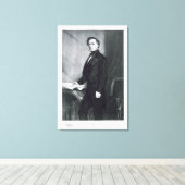 Franklin Pierce, 14e President van de Verenigde St Canvas Afdruk (Insitu (Houten vloer))