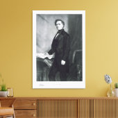 Franklin Pierce, 14e President van de Verenigde St Canvas Afdruk (Insitu (Woonkamer))