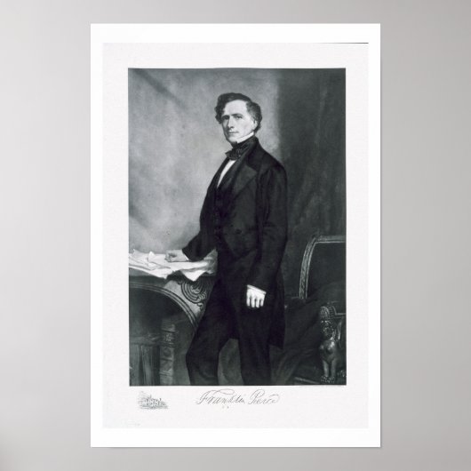 Franklin Pierce, 14e President van de Verenigde St Poster (Voorkant)