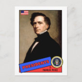 Franklin Pierce Baseball Card Briefkaart (Voorkant)