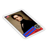 Franklin Pierce Baseball Card Magneet (Rechterzijde)