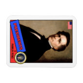Franklin Pierce Baseball Card Magneet (Horizontaal)