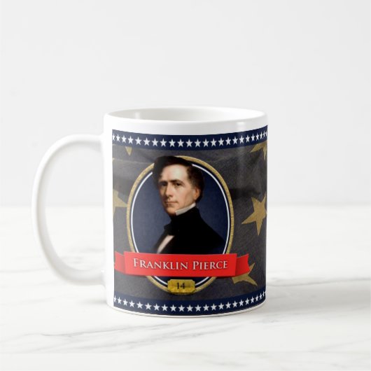 Franklin Pierce Historische Mok (Links)