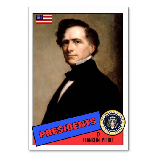 Franklin Pierce-honkaarten Kaart (Voorkant)