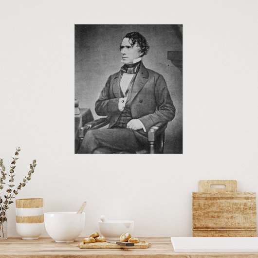 Franklin Pierce Poster (Keuken)