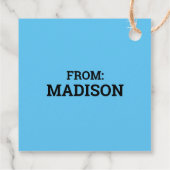 Franklin Plays Soccer Bedankjes Labels (Achterkant)