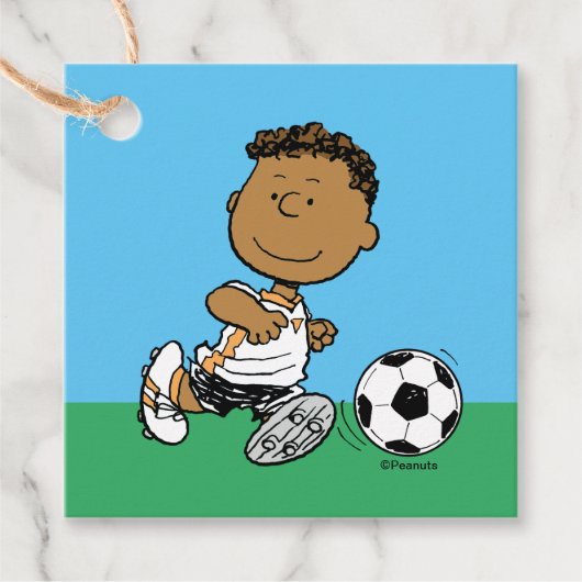 Franklin Plays Soccer Bedankjes Labels (Voorkant)