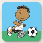 Franklin Plays Soccer Bier Onderzetter (Voorkant)