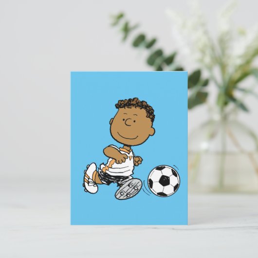 Franklin Plays Soccer Briefkaart (Staand voorkant)