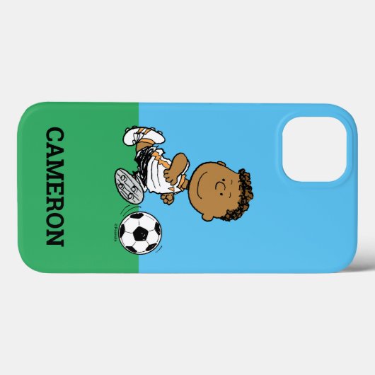 Franklin Plays Soccer Case-Mate iPhone Case (Achterkant (horizontaal))