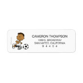 Franklin Plays Soccer Etiket (Voorkant)